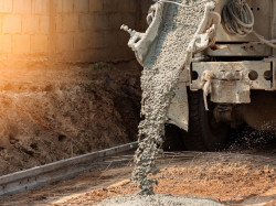 Livraison de béton dans les Ardennes